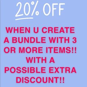 CREATE A BUNDLE!!